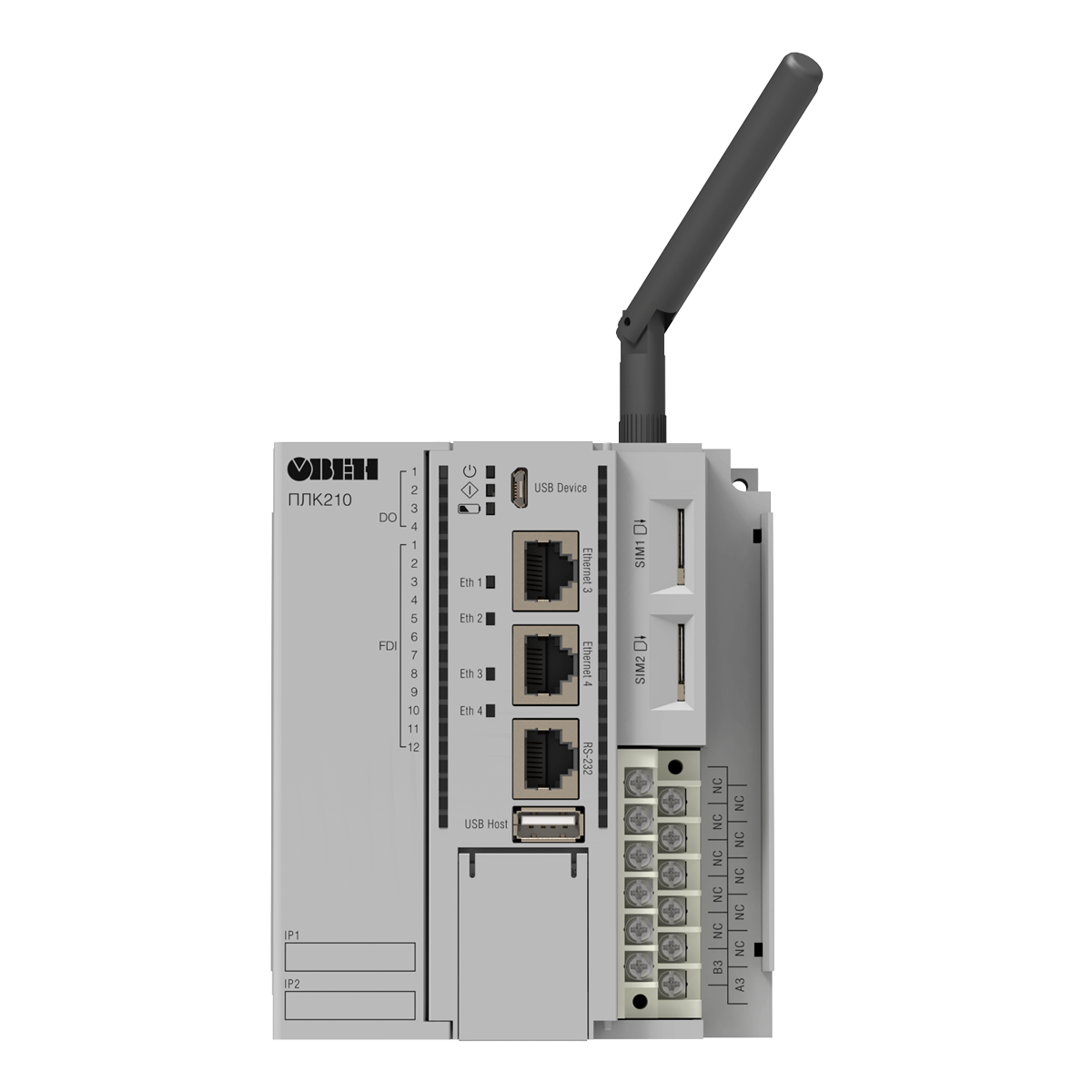 ПЛК210-4G-CS высокопроизводительный программируемый контроллер для территориально распределенных систем