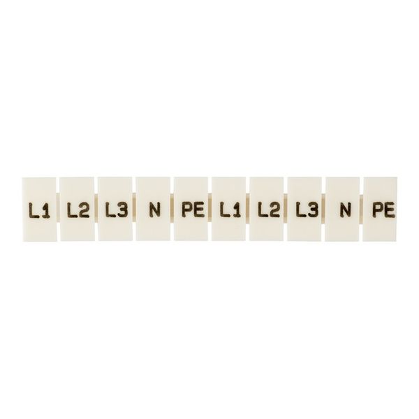 Маркеры для ST 1,5 с символами "L1, L2, L3, N, PE" (100 шт.) EKF