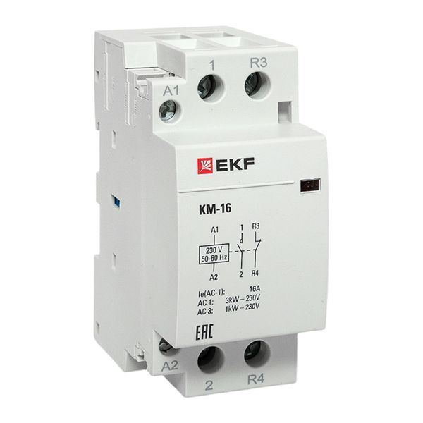 Контактор модульный КМ 16А NО+NC (2 мод.) EKF PROxima