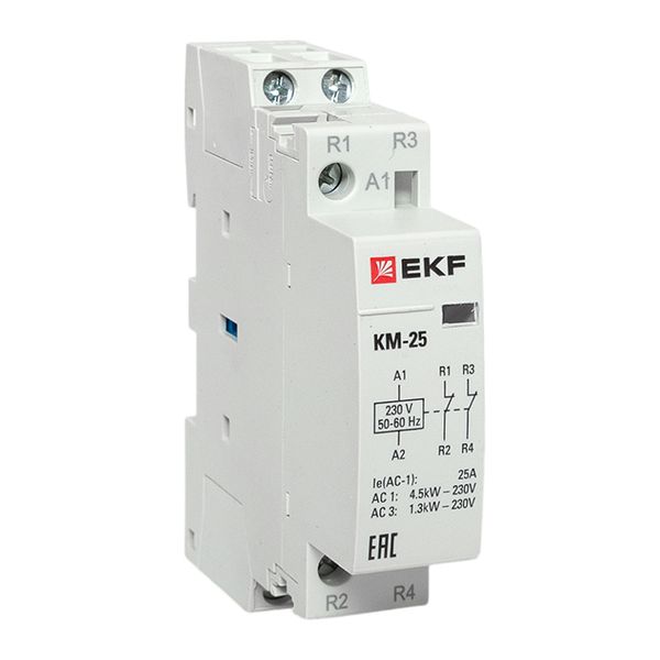 Контактор модульный КМ 25А 2NC (1 мод.) EKF PROxima