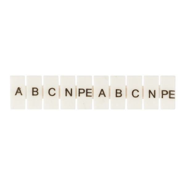 Маркеры для UT/ST/Push-in 4 с символами "A, B, C, N, PE" (100 шт.) EKF