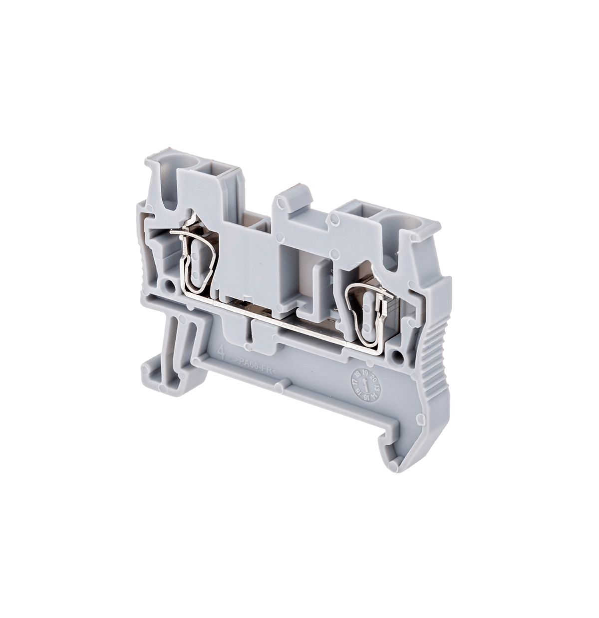 MTS-2.5 Клемма пружинная проходная, 2.5 мм², серая MTS-2.5