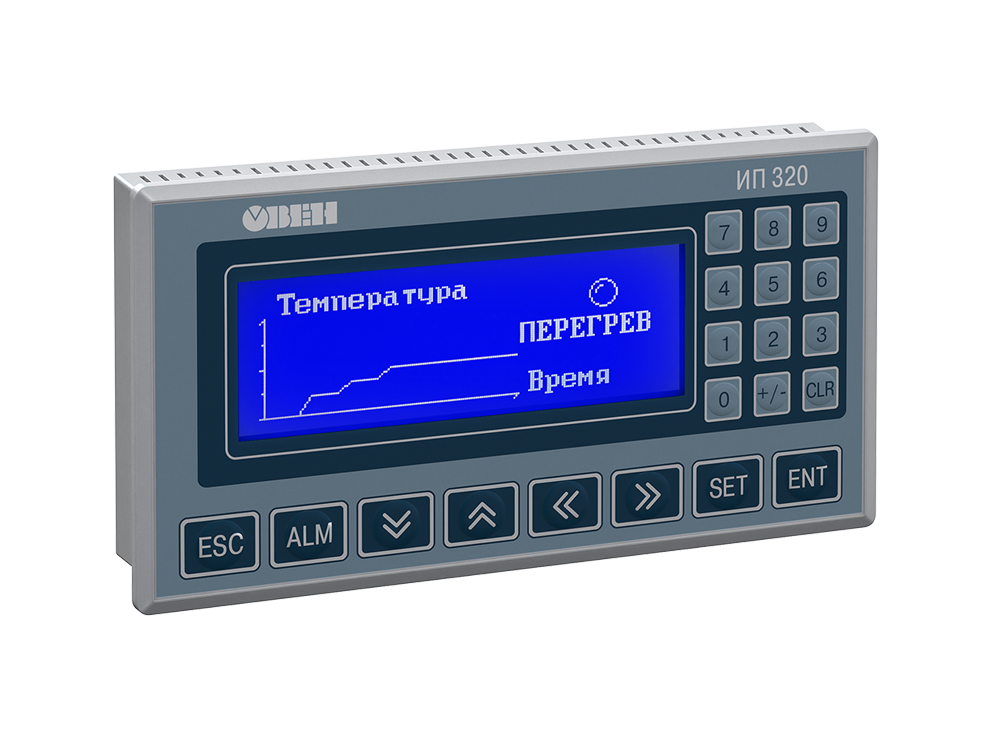 ИП320 графическая монохромная панель оператора с Modbus ИП320