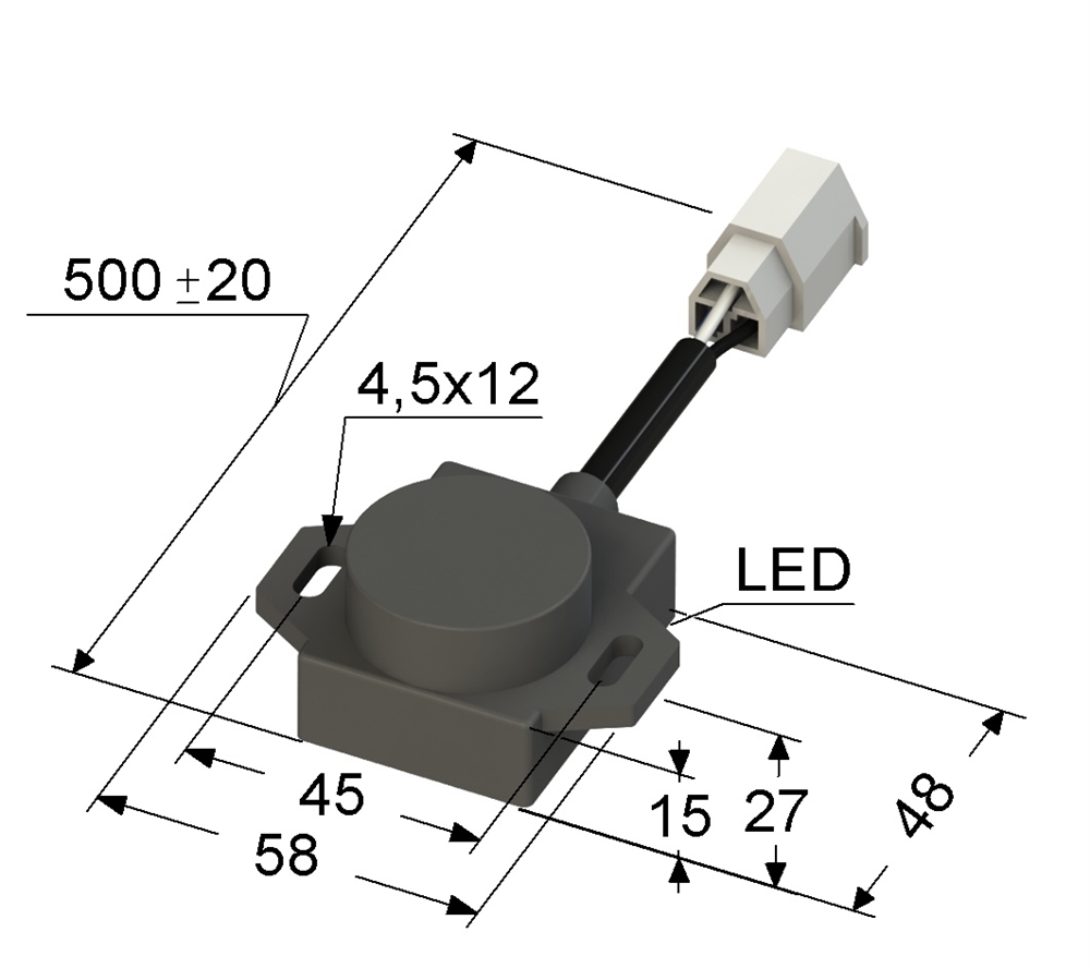 PS2A-44-12B11-K Индуктивный датчик Мега-К