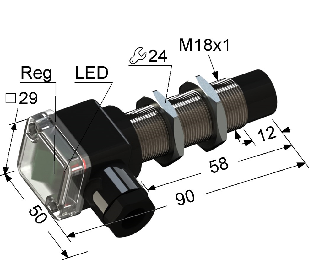 PS1-18M90-15N61-B Емкостный датчик Мега-К