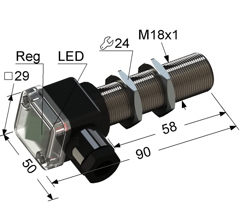 PS1-18M90-5B31-B Емкостный датчик Мега-К