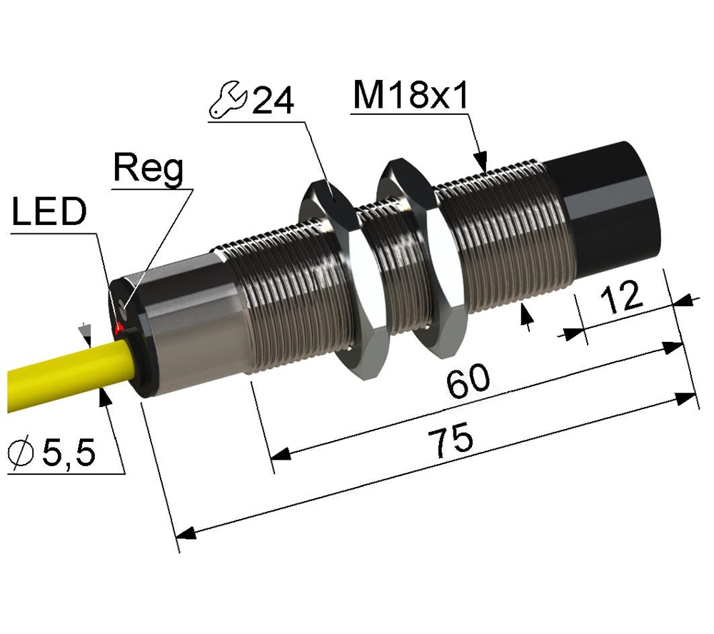 PS1-18M75-15N61-K Емкостный датчик Мега-К