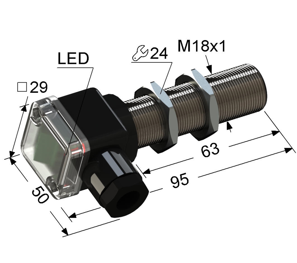 PS2-18M95-5B84-B Индуктивный датчик Мега-К