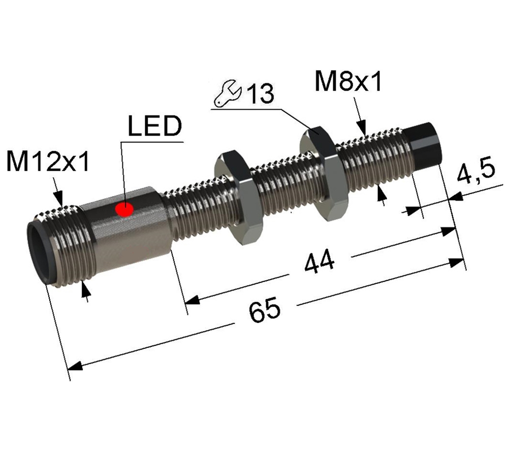 PS2-08M65-4N31-C4 Индуктивный датчик Мега-К