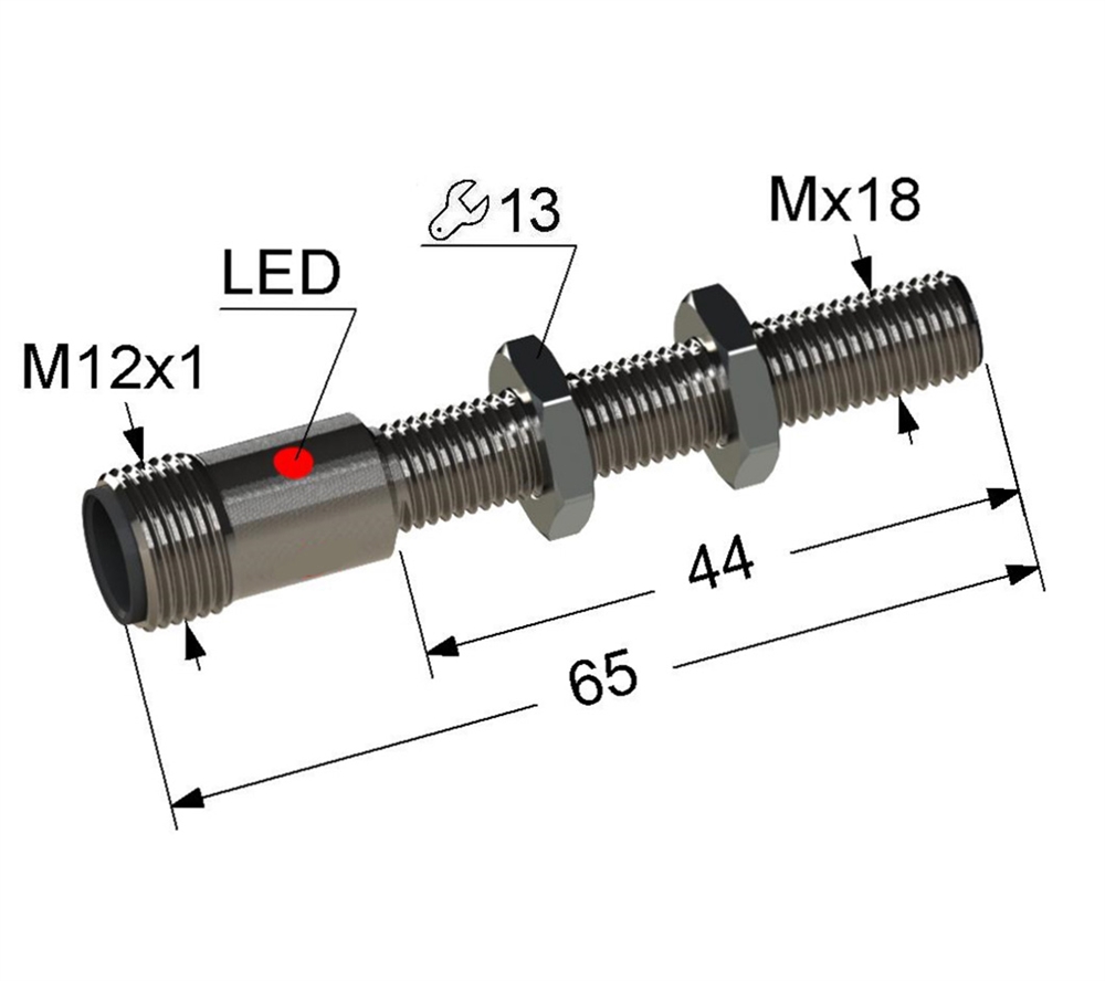 PS2-08M65-4B31-C4 Индуктивный датчик Мега-К