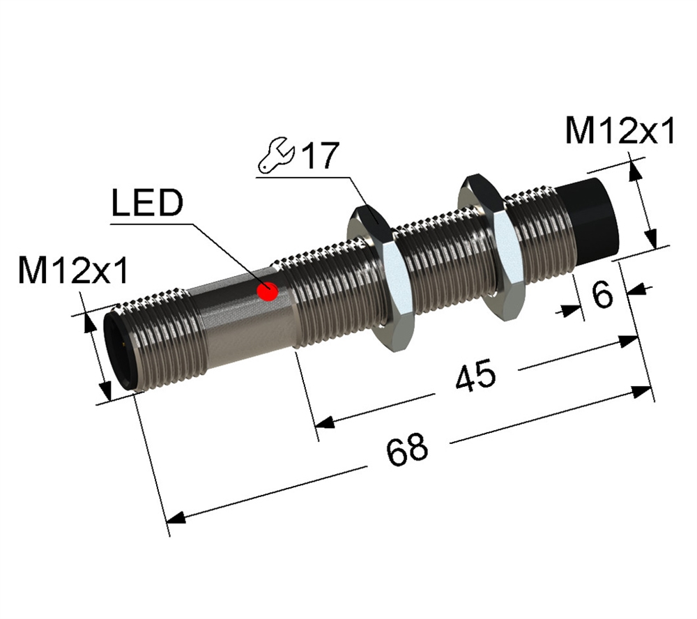 PS2-12M68-4N61-C4 Индуктивный датчик Мега-К