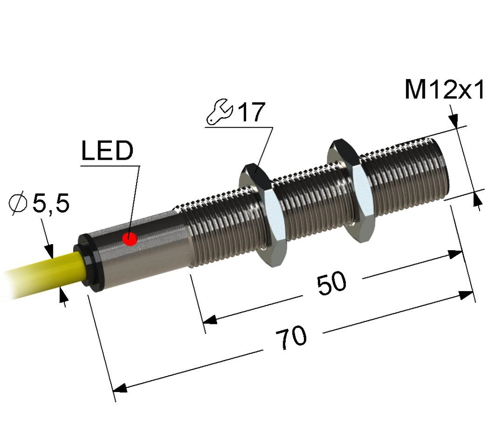 PS2-12M70-2B84-K Индуктивный датчик Мега-К
