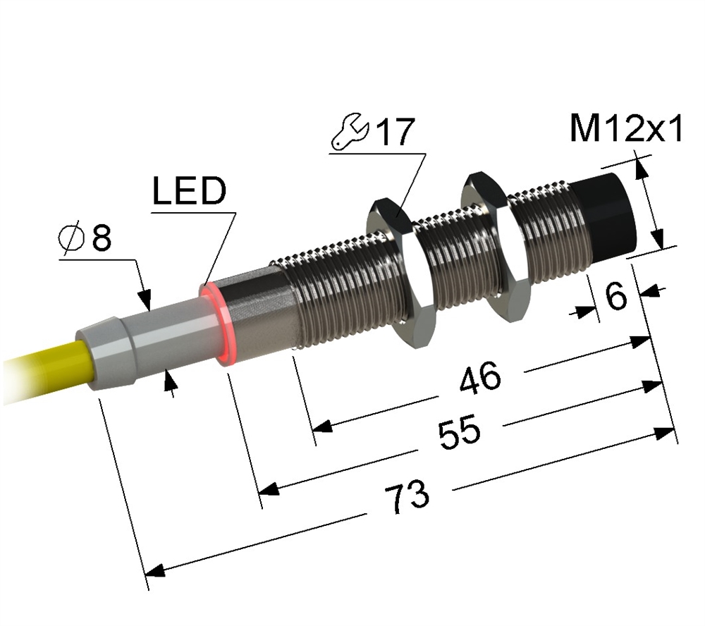 PS2-12M73-4N31-Z Индуктивный датчик Мега-К