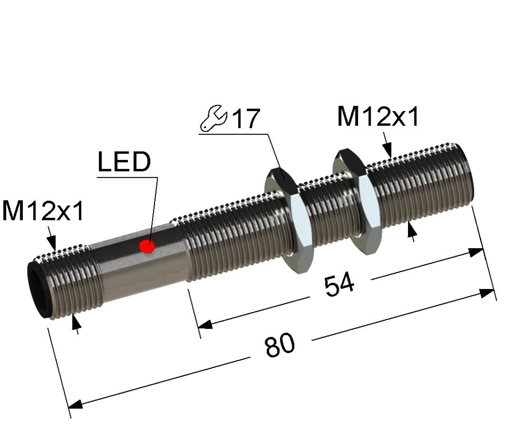 PS2-12M80-2B74-C27 Индуктивный датчик Мега-К