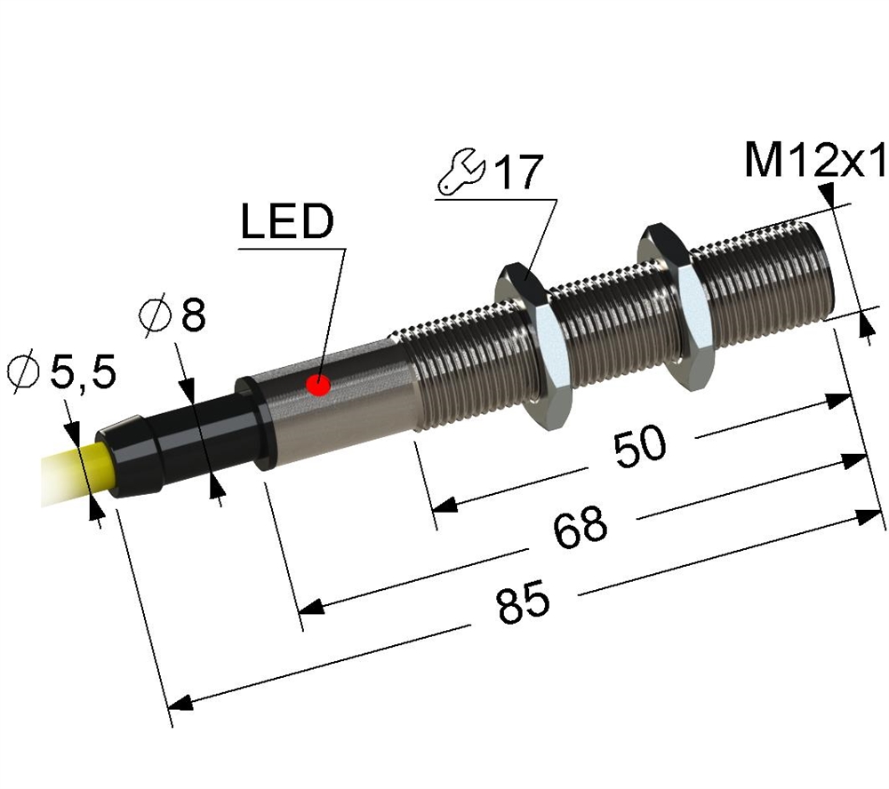 PS2-12M85-2B84-Z Индуктивный датчик Мега-К