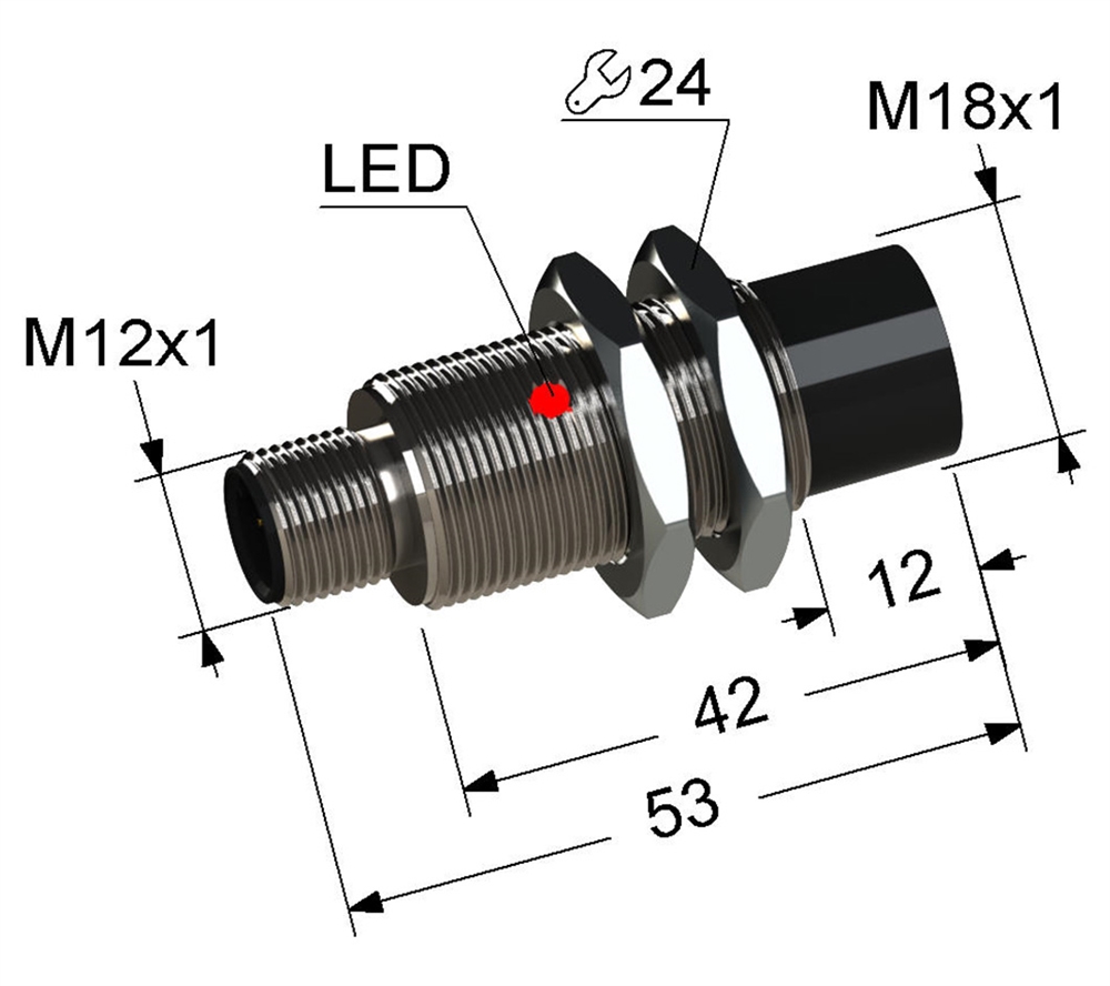 PS2-18M53-12N21-C4 Индуктивный датчик Мега-К