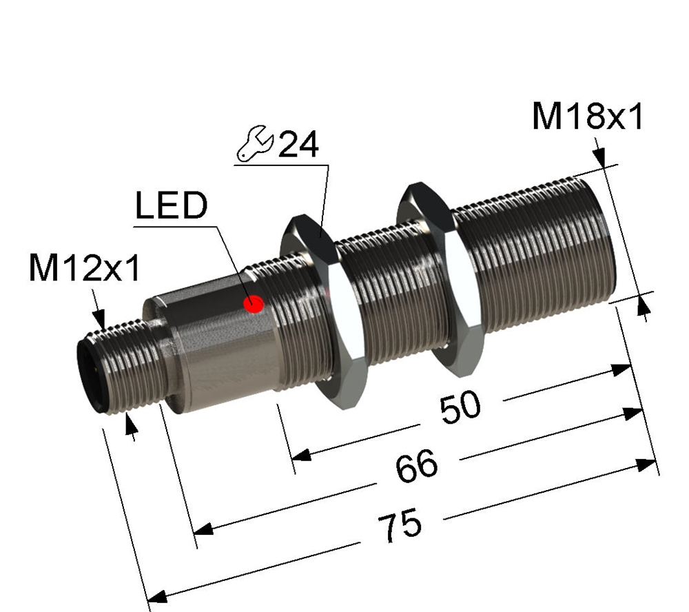 PS2-18M75-5B31-C4 Индуктивный датчик Мега-К