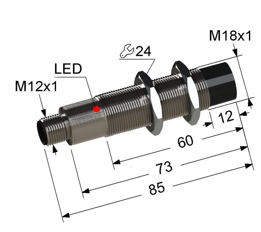 PS2-18M85-8N84-C27 Индуктивный датчик Мега-К