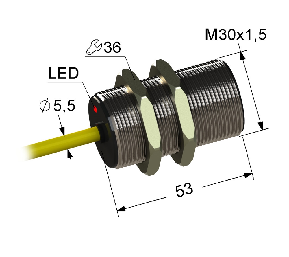 PS2-30M53-10B51-K Индуктивный датчик Мега-К