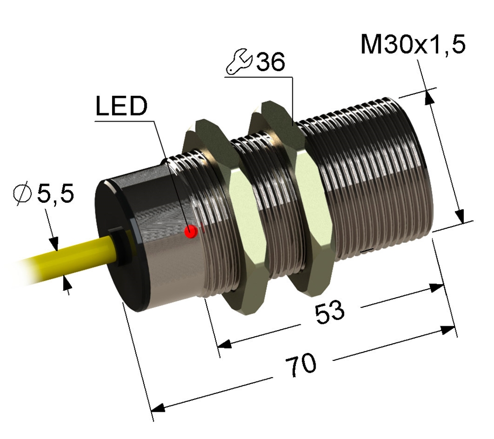 PS2-30M70-10B84-K Индуктивный датчик Мега-К
