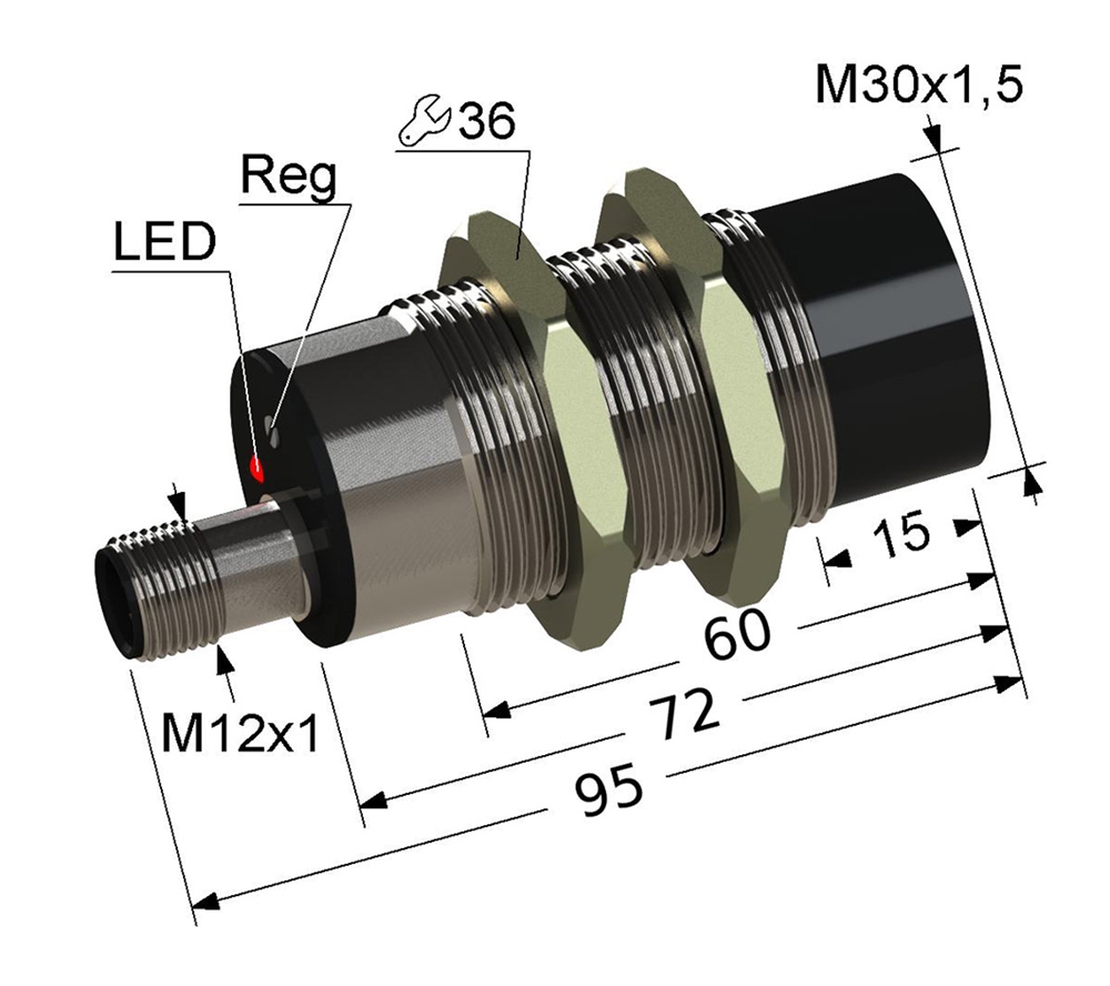PS2R1T-30M95-15N84-C27 Частотный датчик Мега-К