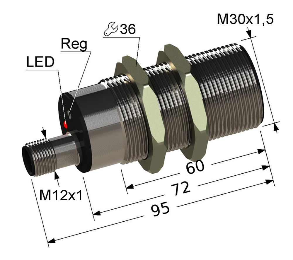 PS2RT-30M95-10B74-C27 Частотный датчик Мега-К