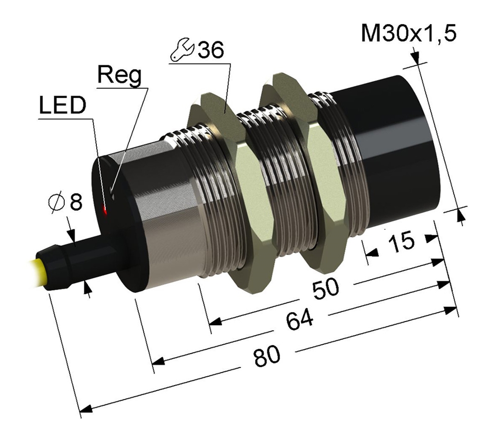 PS1-30M80-30N51-Z Емкостный датчик Мега-К