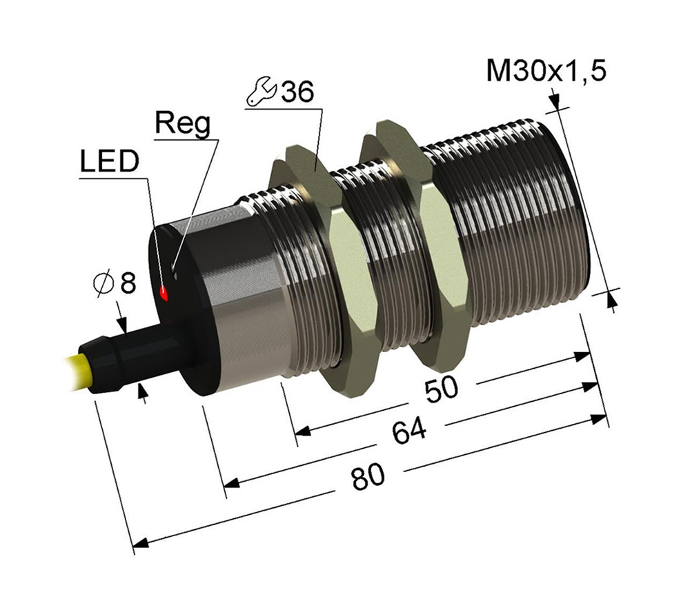 PS1-30M80-10B11-Z Емкостный датчик Мега-К
