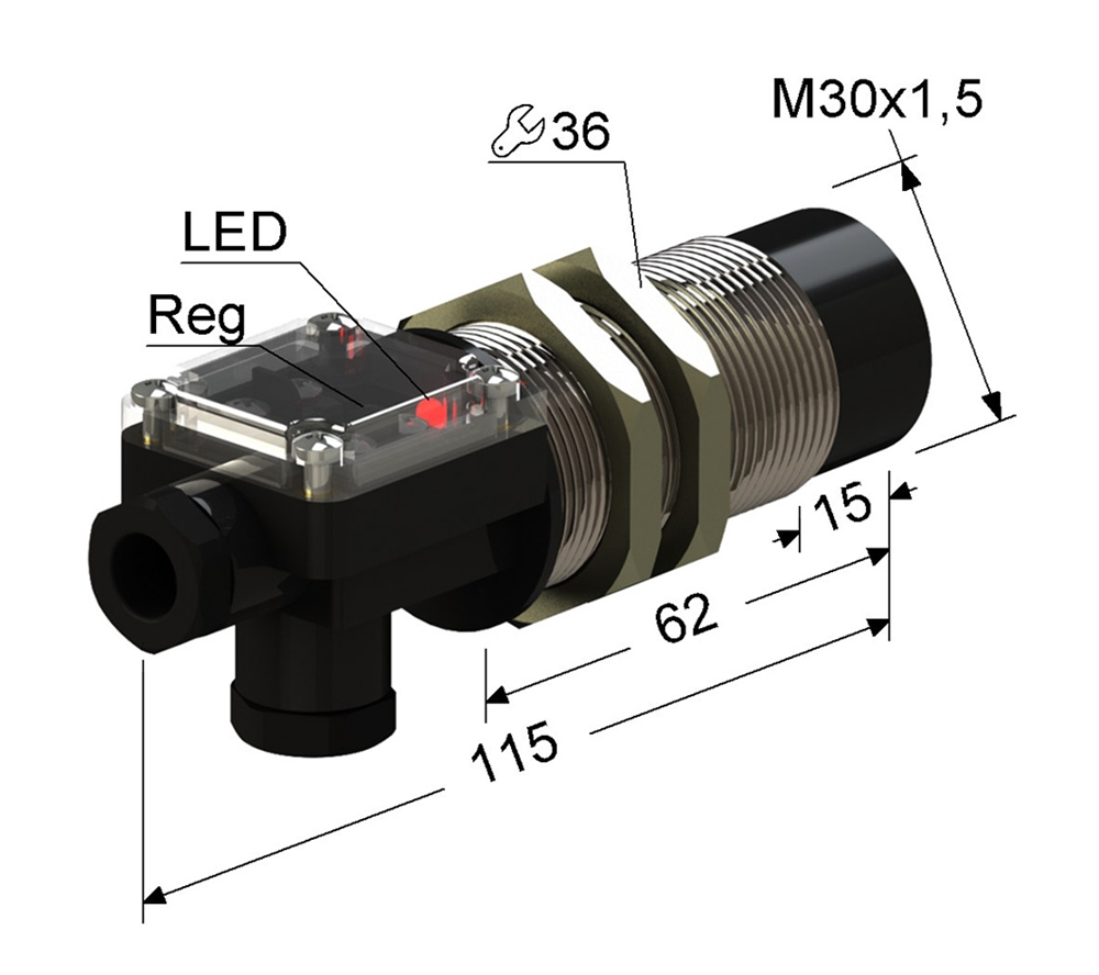 PS1-30M115-30N51-T Емкостный датчик Мега-К