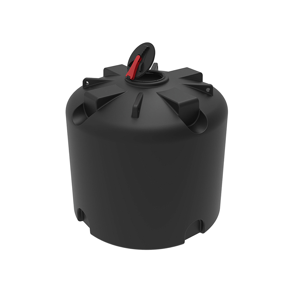 Емкость  TR 5000 л с откидной крышкой черная