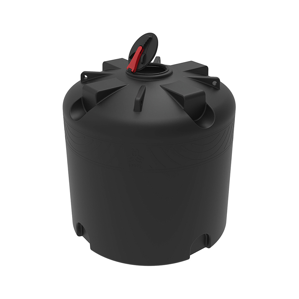 Емкость  TR 5500 л с откидной крышкой черная
