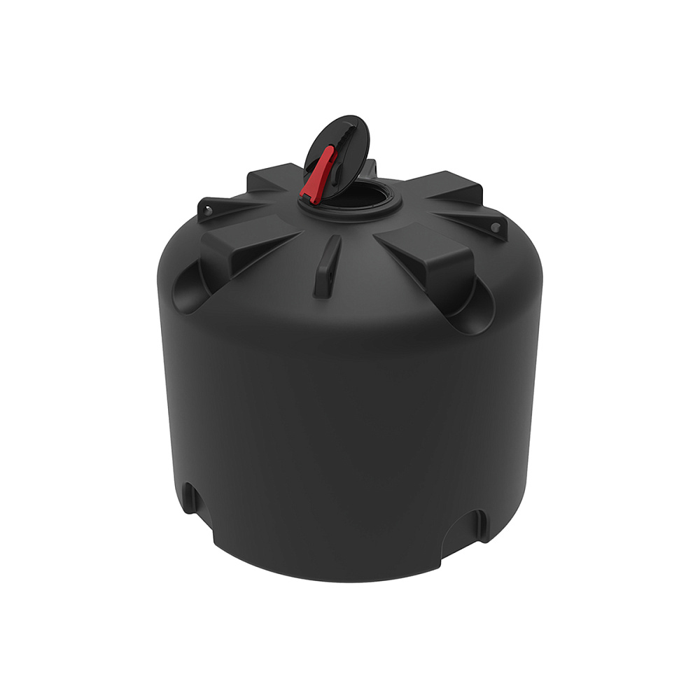 Емкость  TR 4500 л с откидной крышкой черная