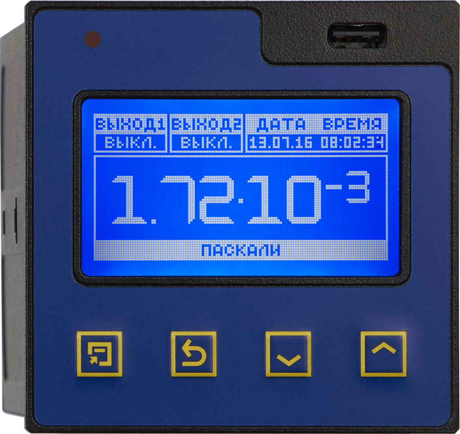 М16М6/DV(0/10)/РА/2Р/220В/485/8Gb/F Мерадат электронный самописец