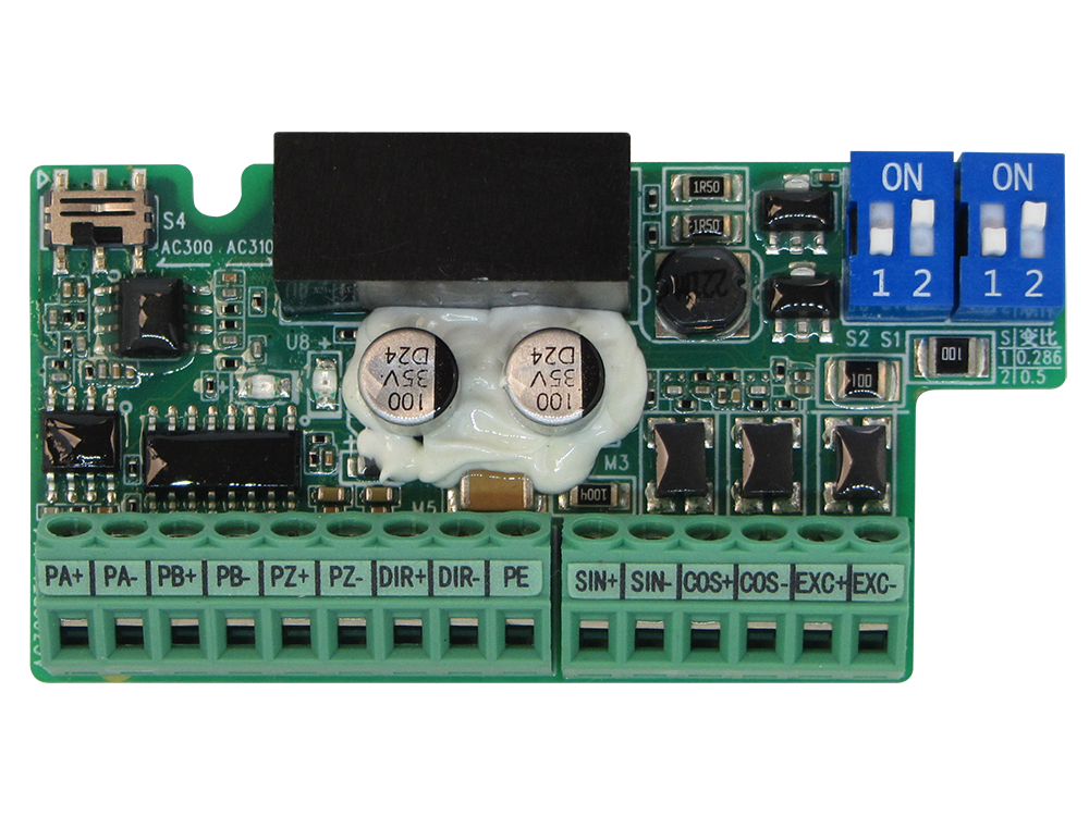 ПРЕ1 плата с входами для резольвера