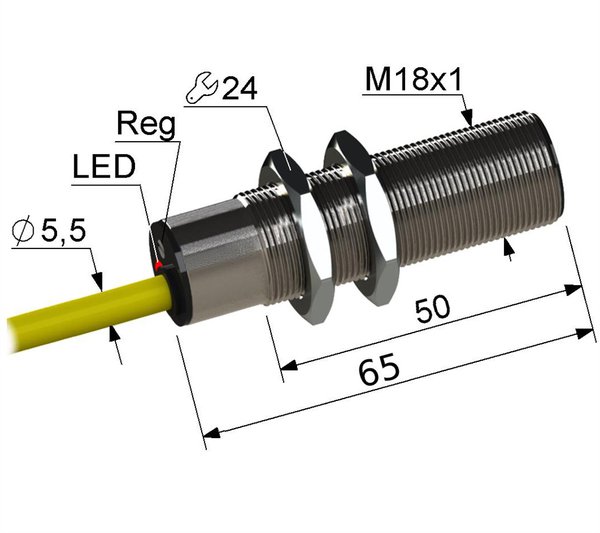 PS2R-18M65-5B11-K Частотный датчик Мега-К
