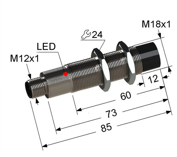 PS2-18M85-8N84-C27 Индуктивный датчик Мега-К