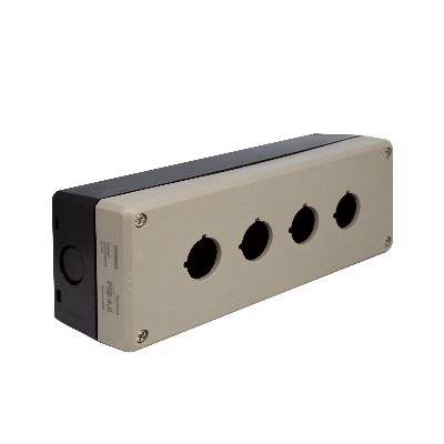 PSB-4.G Корпус кнопочного поста, 4 отверстия, серый Кипприбор