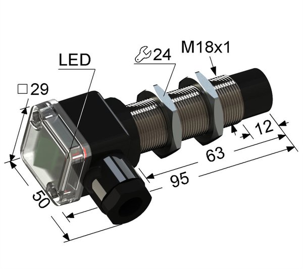 PS2-18M95-8N84-B Индуктивный датчик Мега-К