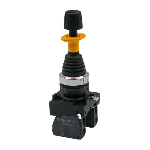 Джойстик в сборе, 2NO, 2 положения с фиксацией и блокировкой