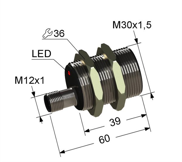 PS2-30M60-10B21-C4 Индуктивный датчик Мега-К
