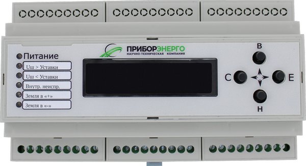РКИ-1 DIN Реле контроля изоляции ПриборЭнерго