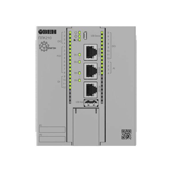 ПЛК210-14-PL-BASE104 программируемый контроллер с российской программной средой Полигон и резервированием