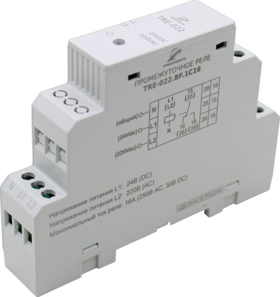 TRE-022.BF.1C16 Промежуточное реле ПриборЭнерго