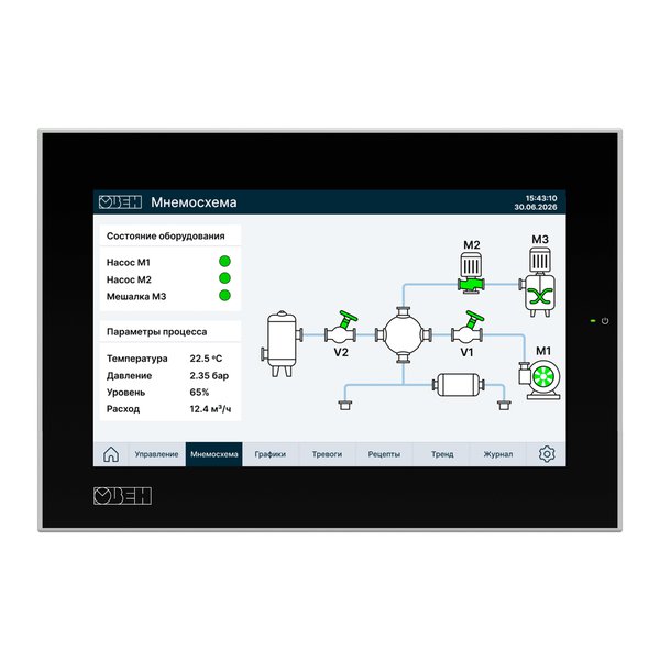 СП210-07-Б панель оператора с диагональю 7” Modbus