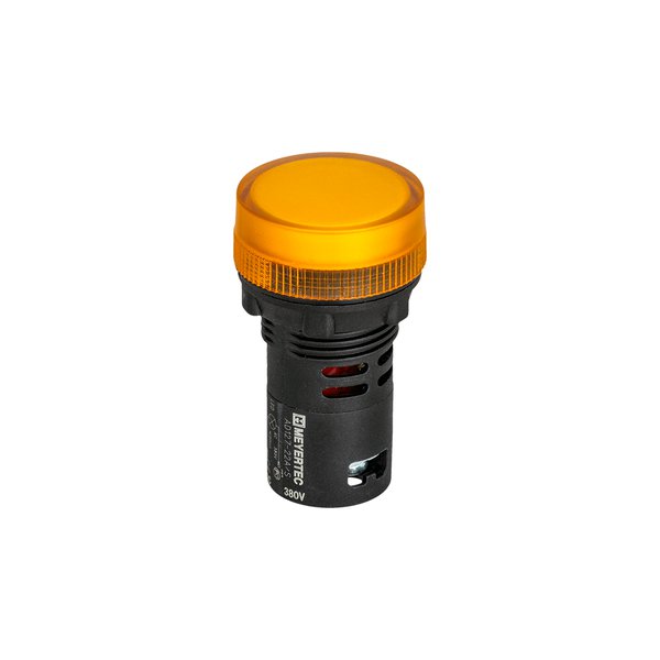 Сигнальная LED лампа, желтый, 380V AC IP65