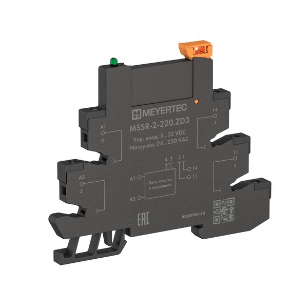MSSR-2-220.ZD3 твердотельное реле и колодка MEYERTEC