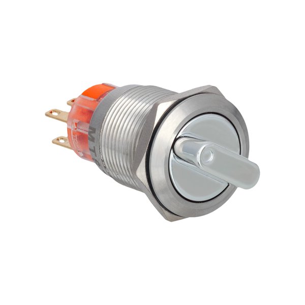 MT67-BD531 Переключатель в 3 положения с возвратом, короткая ручка, 2NO+2NC, IP67, нержавеющая сталь Meyertec