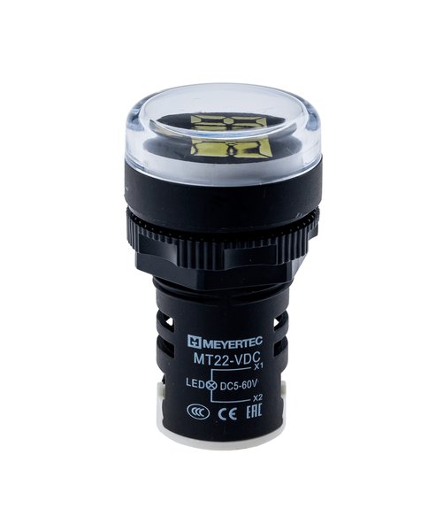 Индикатор напряжения, 5-60V DC, белый