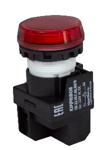 SB-22.HLF.00.R07R Лампа светосигнальная, плоская, 220 V AC/DC, красная Кипприбор