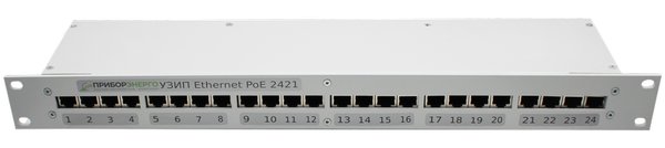 УЗИП Ethernet PoE 19" 1621 16 портов ПриборЭнерго